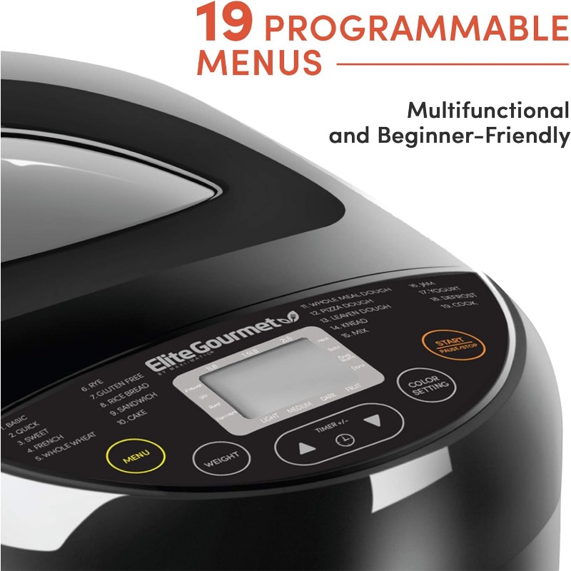 Title 5, EBM8103B Programmable Bread Maker Machine 3 Loa...