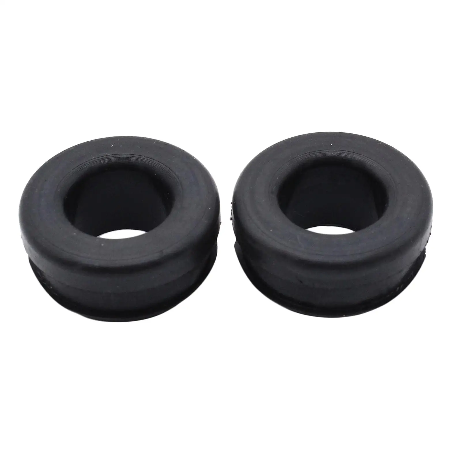 2Pcs Rubber Pcv Breather Grommets, Car Supplies Steel Covers Fit for Sbc Sbf Replacement