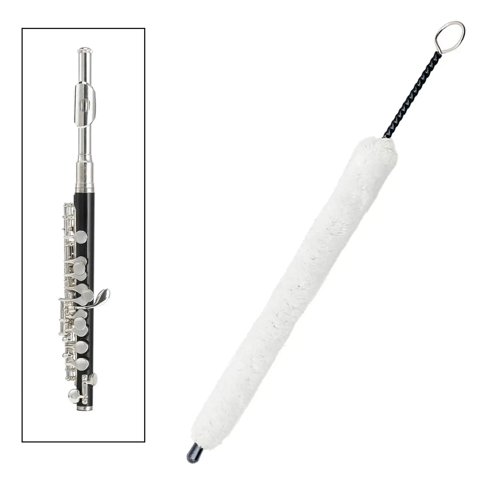 Clarinet Cleaner Tool Soft Cotton Saxophone Cleaning Brush Durable Reusable Wind