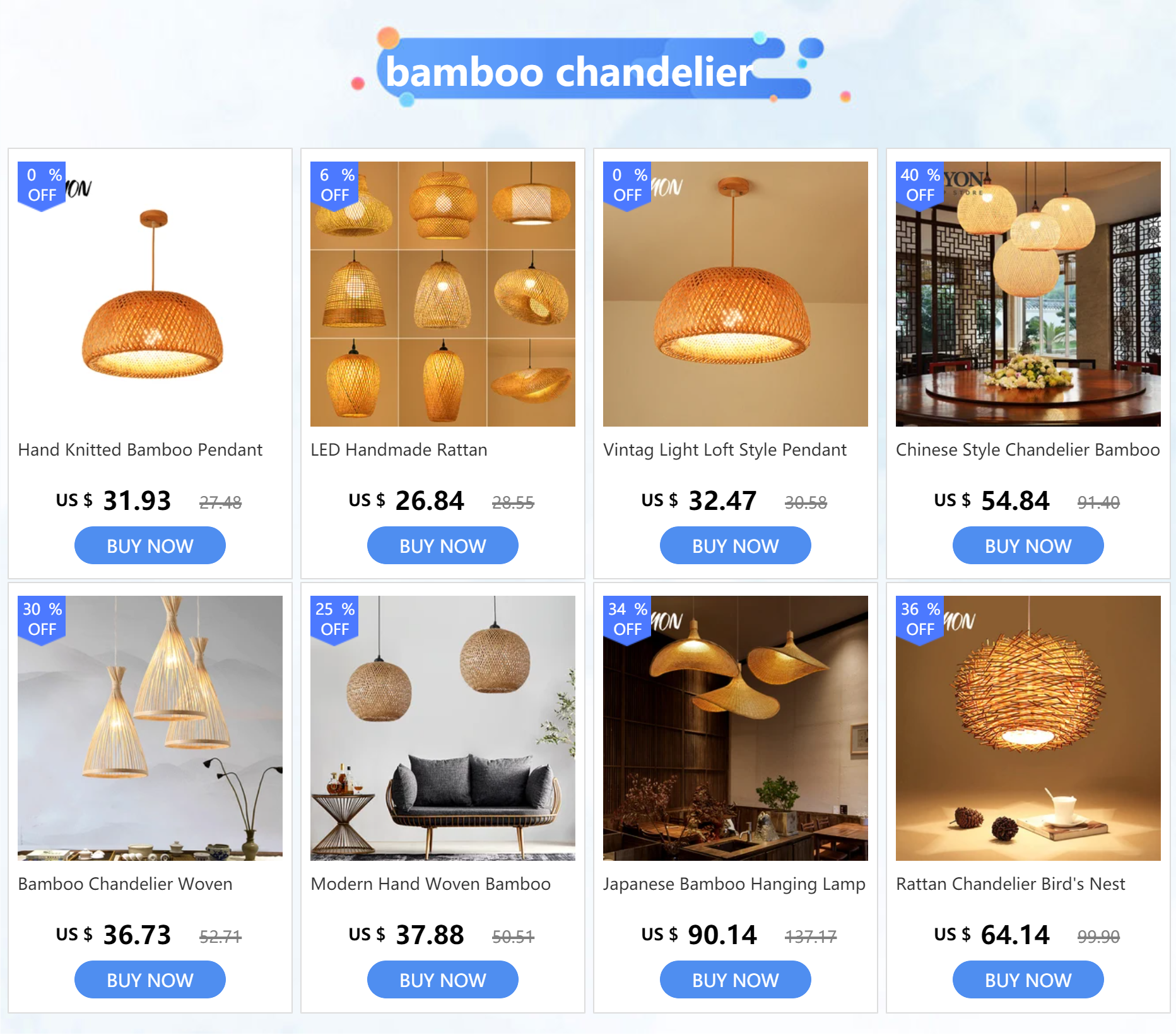 Chandelier Lâmpada pingente 7W Pendurado luz Home quarto cabeceira Iluminação