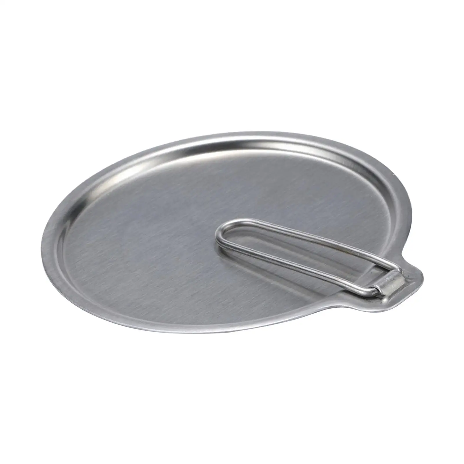 Stainless Steel Camping Pot Lid Bowl Dish Cover Hiking Dinnerware Tableware