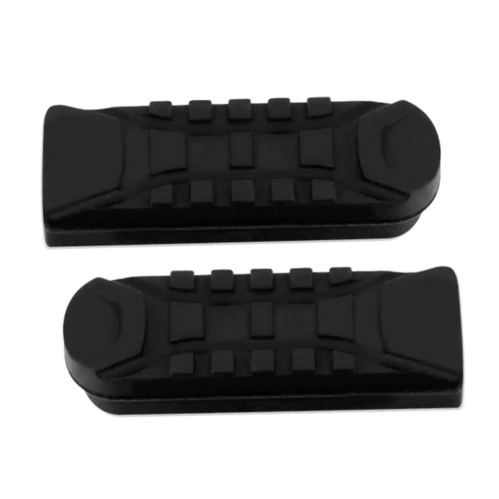 2 Pieces Motorbike Front Footrest Rubber Left and Right Foot