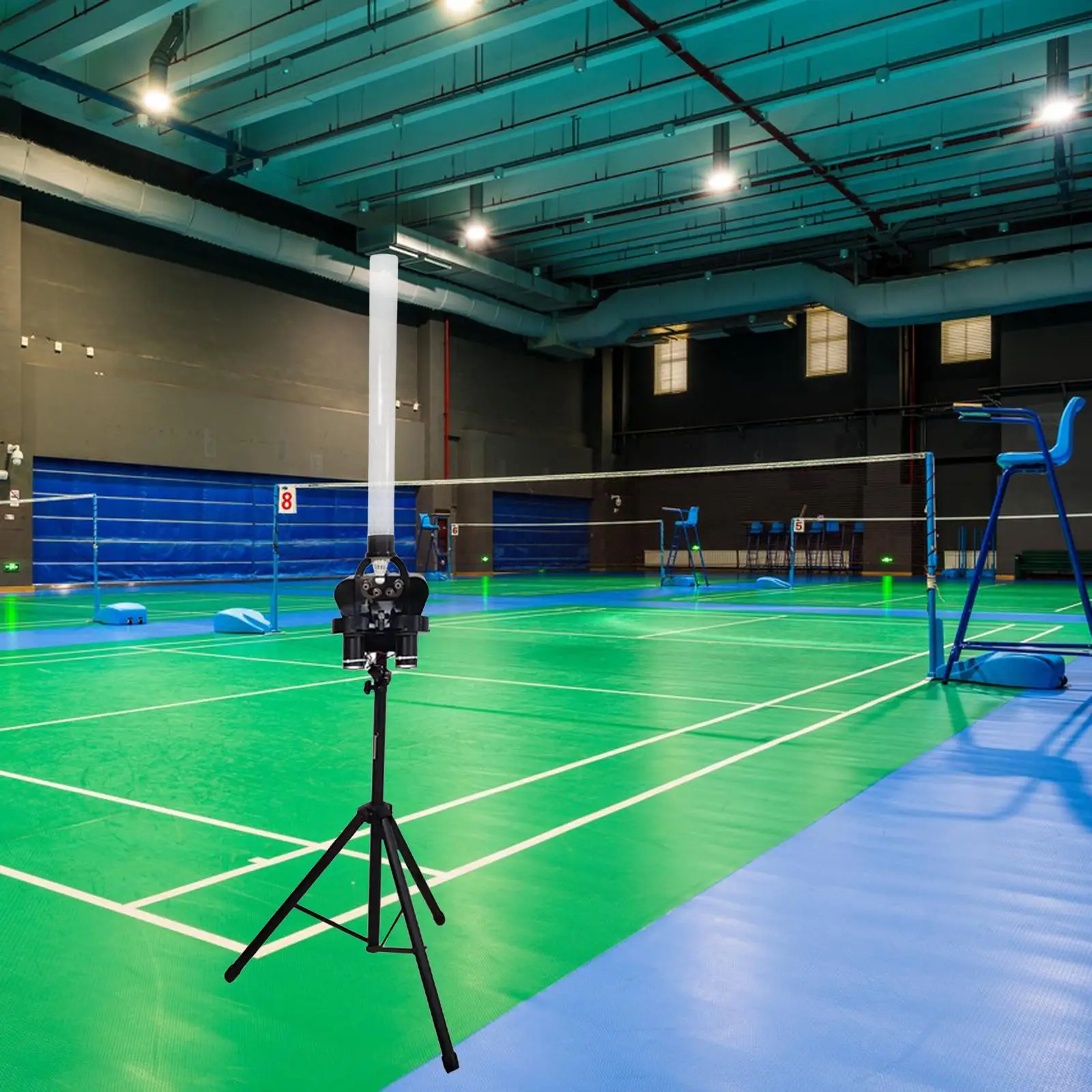 Automatic Badminton Serve Machine Automatic Badminton Launcher Adjustable Angle Adjustment Sport Game for Kids Sports Toys