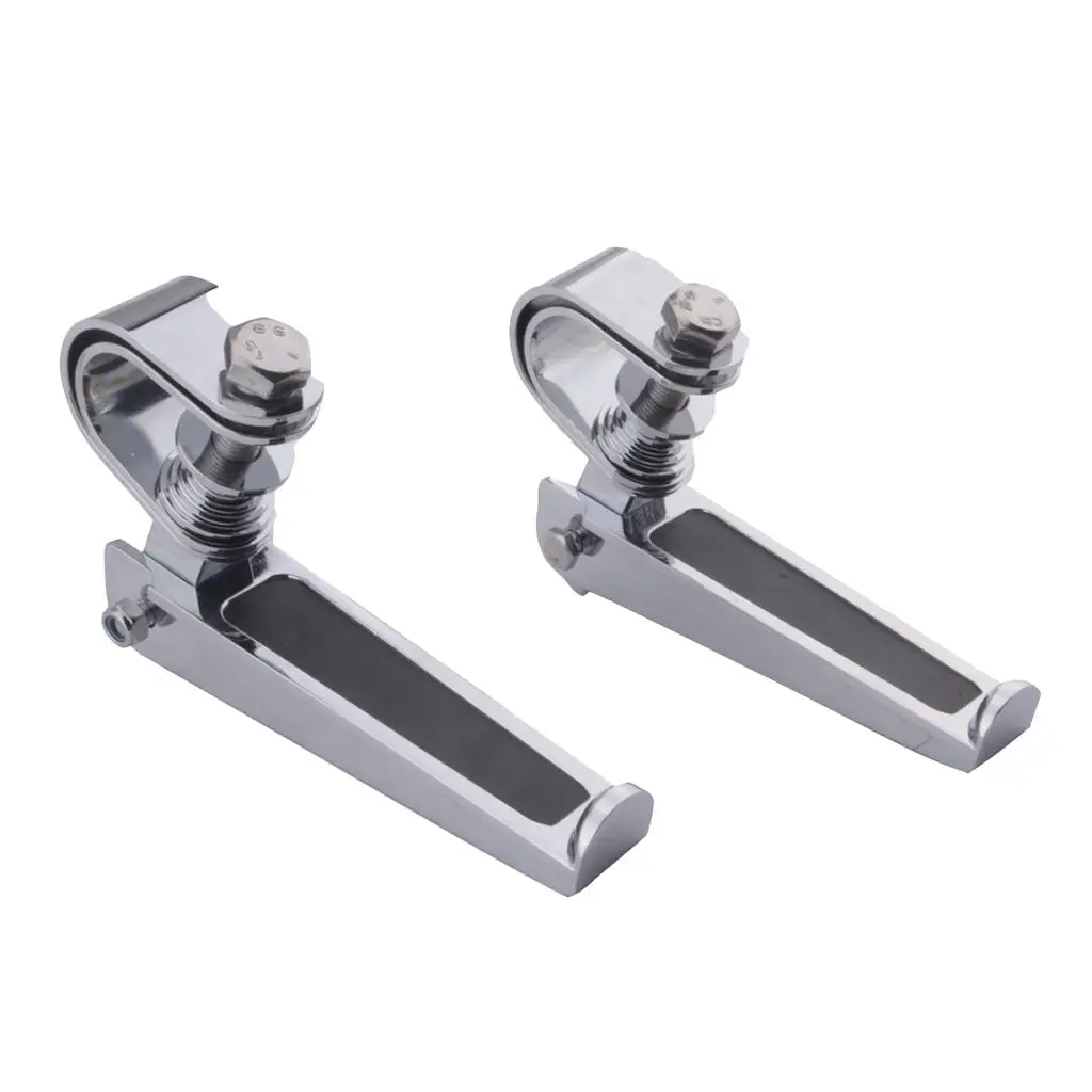 Motorcycle Foot Pegs Pedals Bracket Folding Engine  for