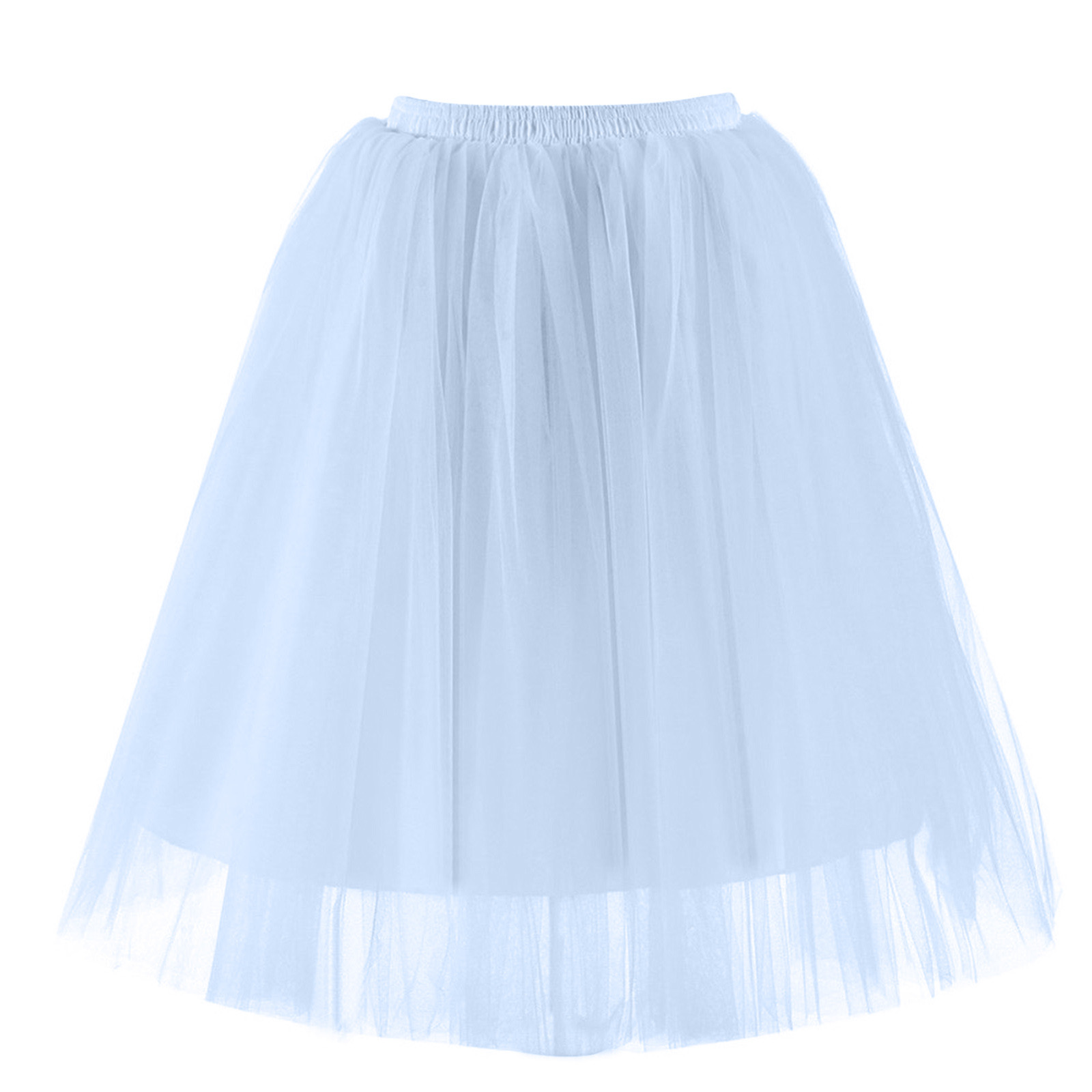 Saia de tule tutu feminina, vestido Midi,