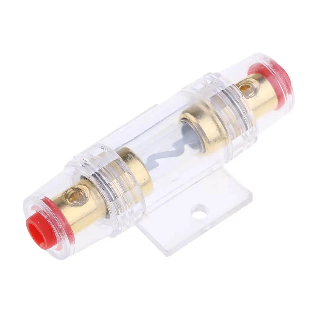 Professional 60A Car  Speaker Cable Blocks Distribution Holder Gold Plate FH-001