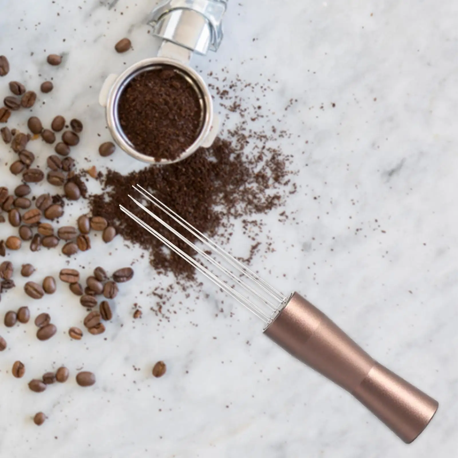 1pcs Needle Pin Coffee Tamper  Coffee Powder Distributor Espresso Hand Stirrer 58mm 51mm Coffee Stirring Tool for Home Kitchen