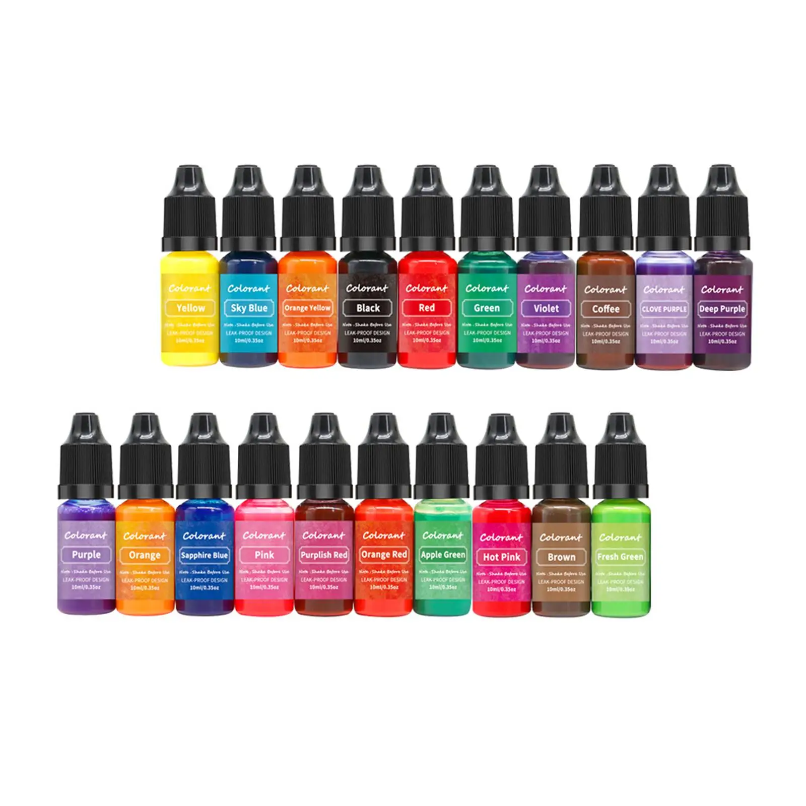 20 Colors Candle Dyes Pigment Liquid Colorant Pigment DIY Candle Soap Coloring Handmade Crafts Resin Pigment
