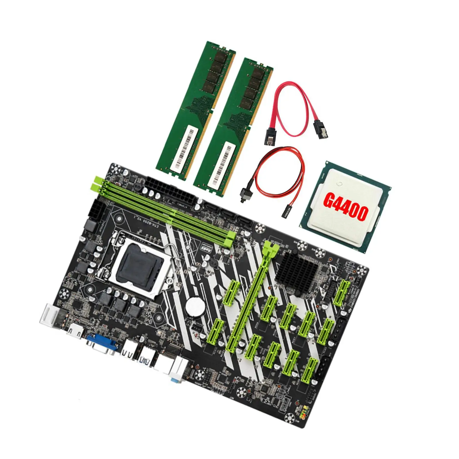 Desktop Motherboard 1x PCIe 16x Slot Dual Channel DDR4 Mainboard Replaces