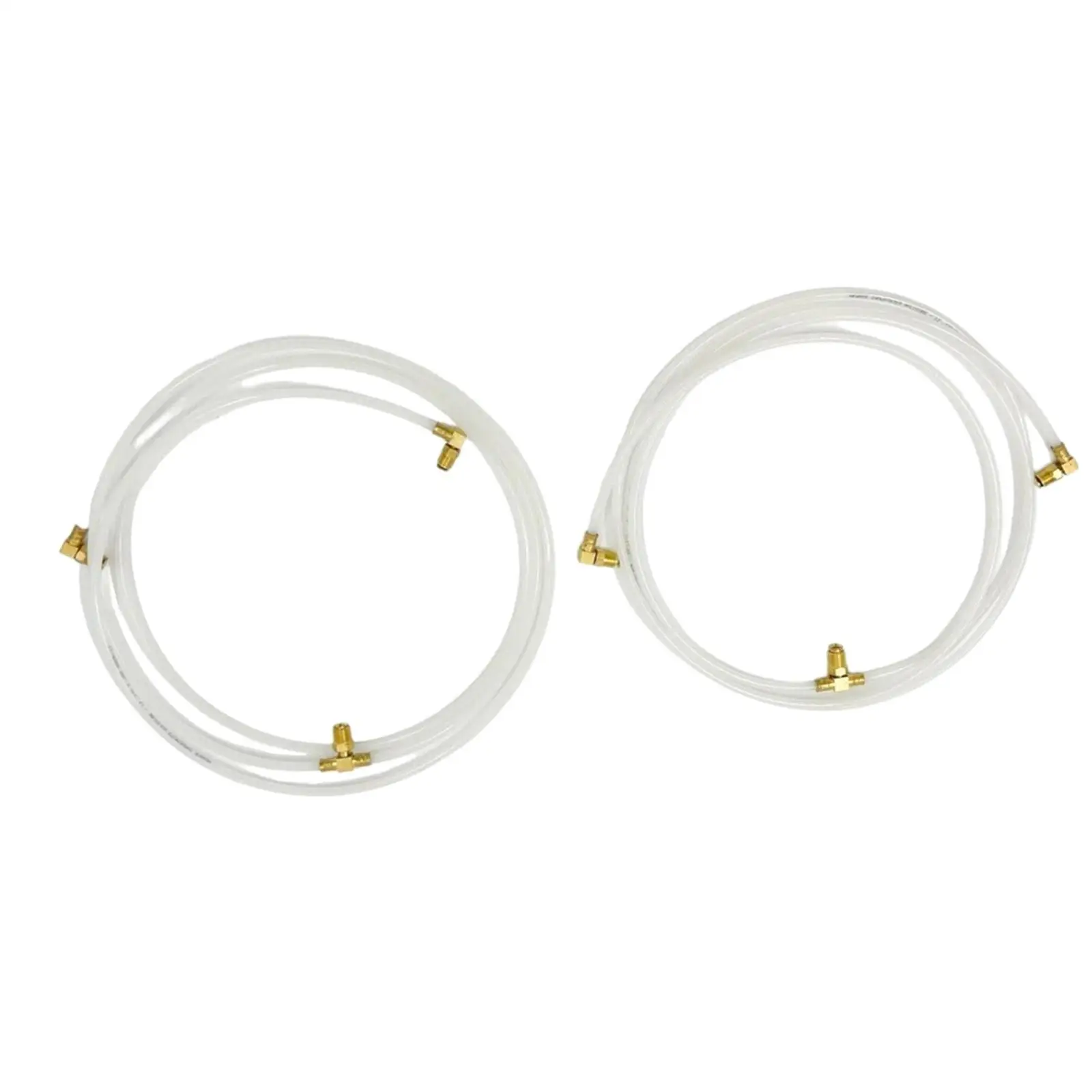Pair Convertible Top Hydraulic Fluid Hose Lines Ho-white-set for Chevrolet Easy to Install Premium Professional Replacement