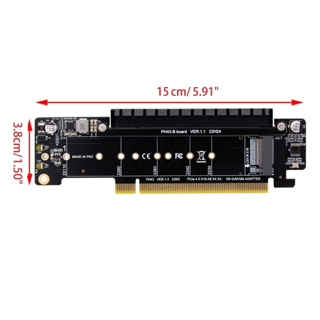 Dell Ultra Speed PCI-E SATA Card PCIE X16 NVME M.2 Array Expansion To ...