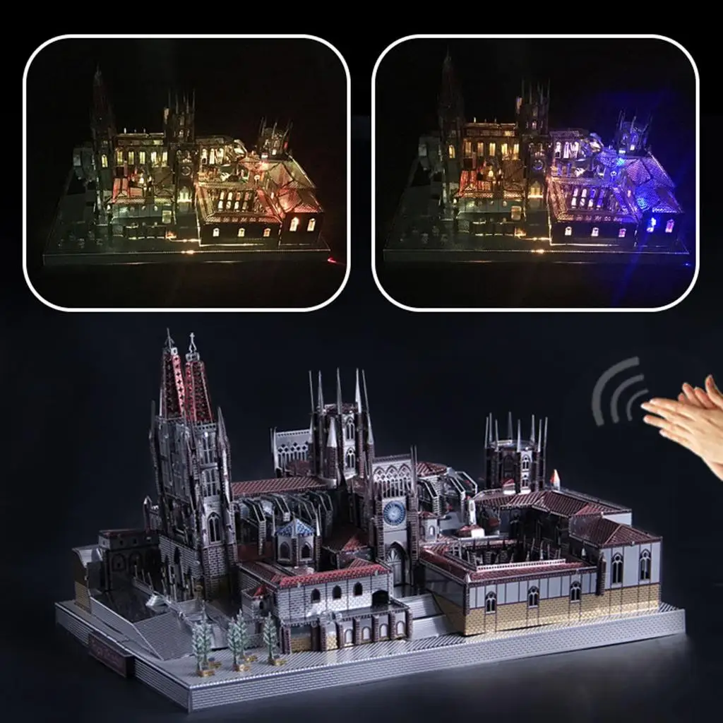 Metal Toys -  - Assemble Model for Children Kids - Cathedral