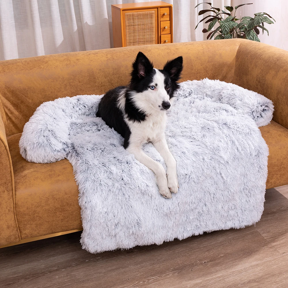 Pet Dog Sofa Bed - Comfortable and Washable Dog Mats with Soft Cat Cushion Pillow - Ideal for Couches, Car, and Floor Protection