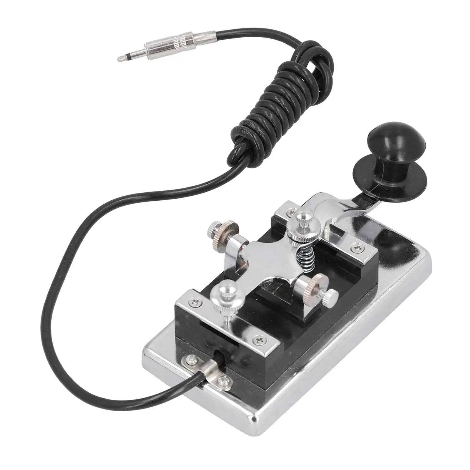 Telegraph Key Portable CW Morse Practice Key Straight Key for Radio Amateur Exerciser