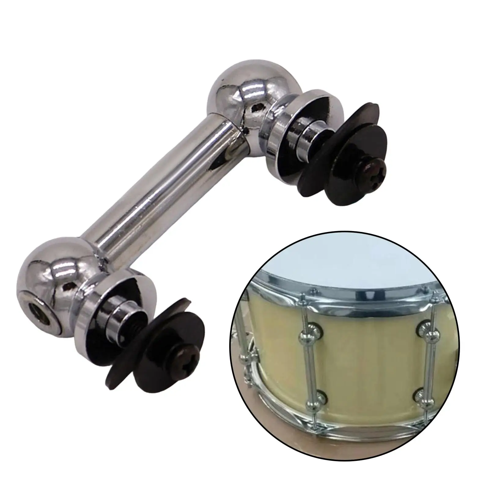 Aluminum Alloy Double End Drum Lugs Snare Drum Lug Two Side Drum Lug Drum Parts Replacement Percussion instrument Parts