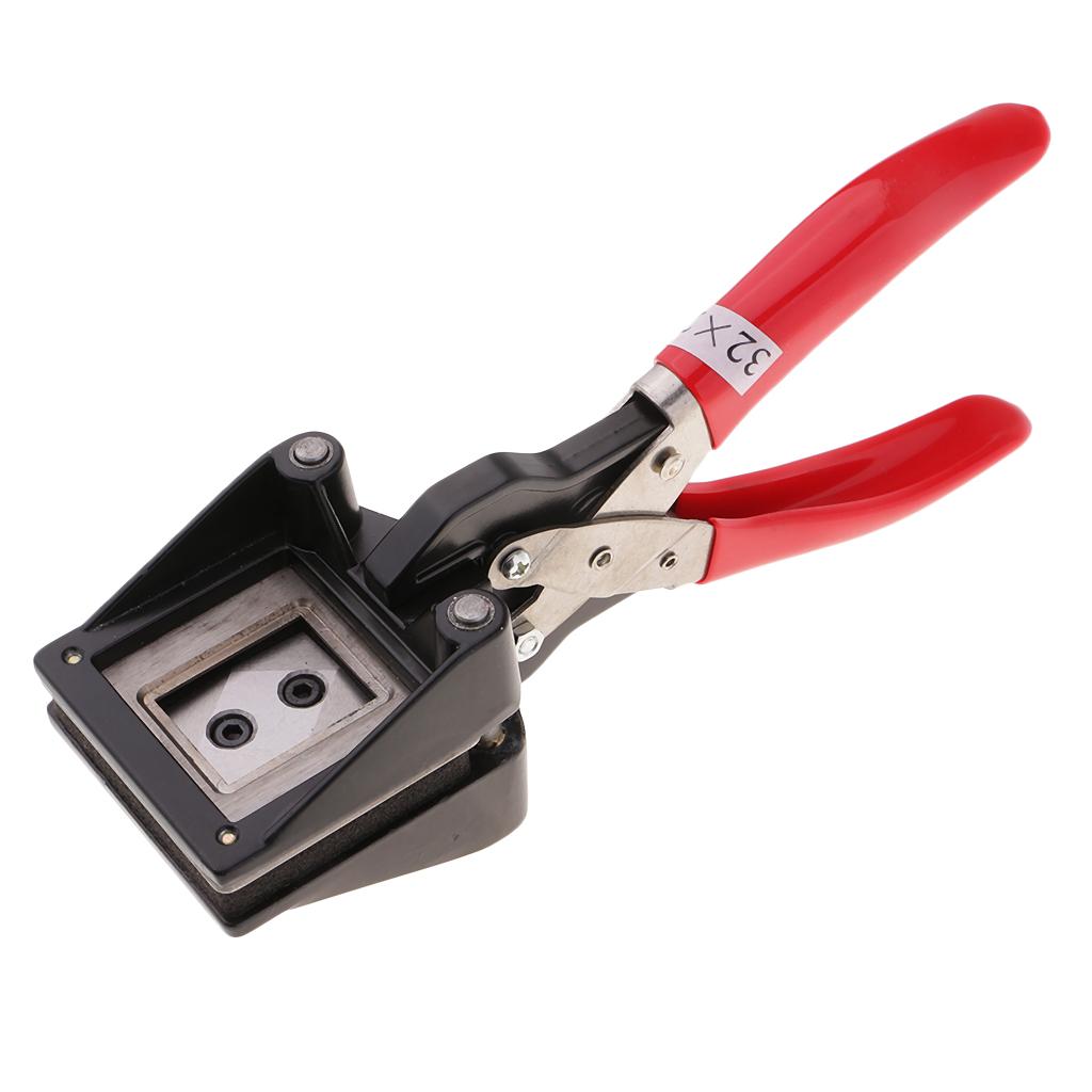 Handheld 25mm X 32mm Photo Die Cutter Punch Standard Tools