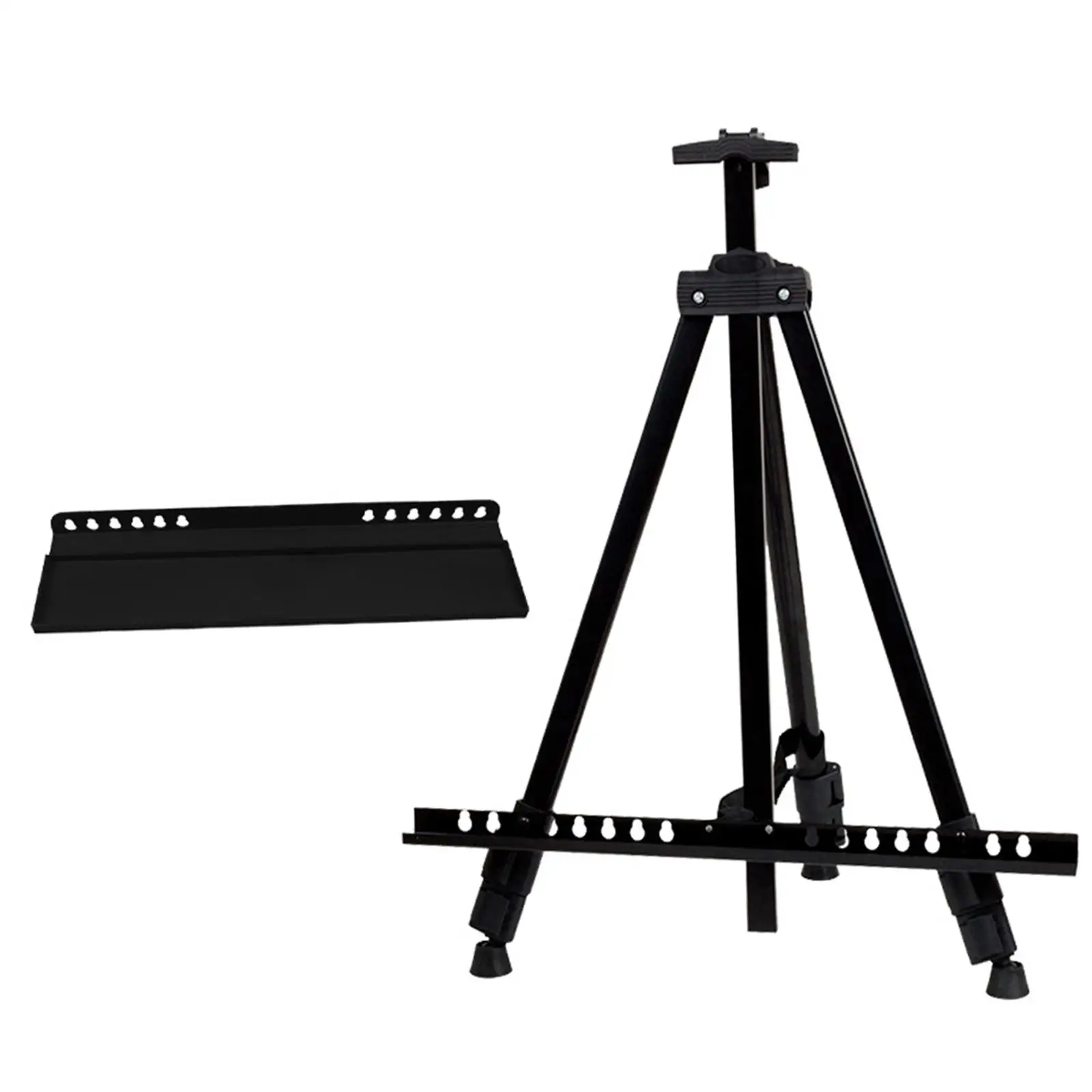 1 Piece Folding Easel Alloy Material Sturdy Collapsible Adjustable Display for Canvases