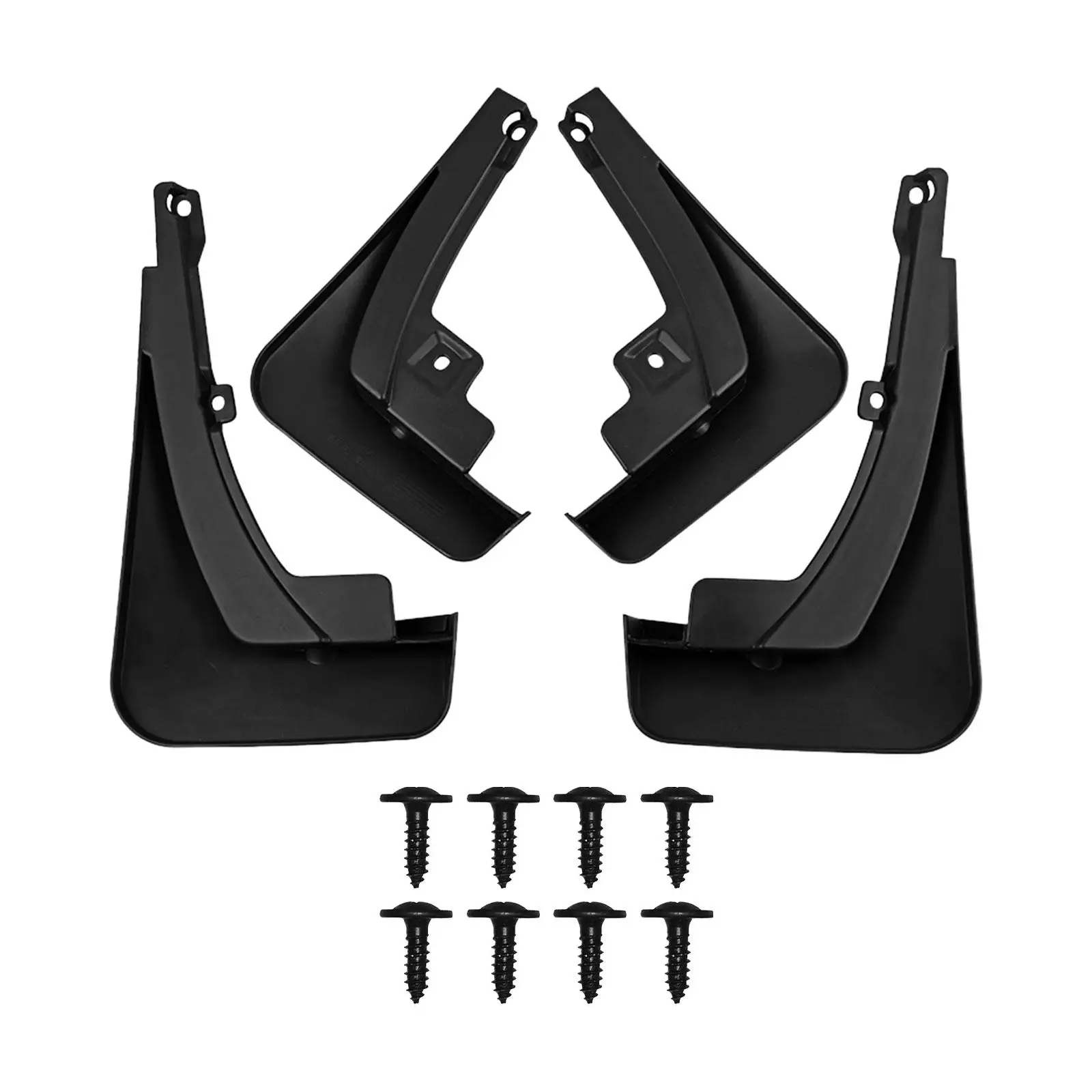 4 Pieces Car Mud Flaps Car Fenders with 8 Screws Mudguard for Geely Monjaro after 2021 Replacement Part Easy Installation