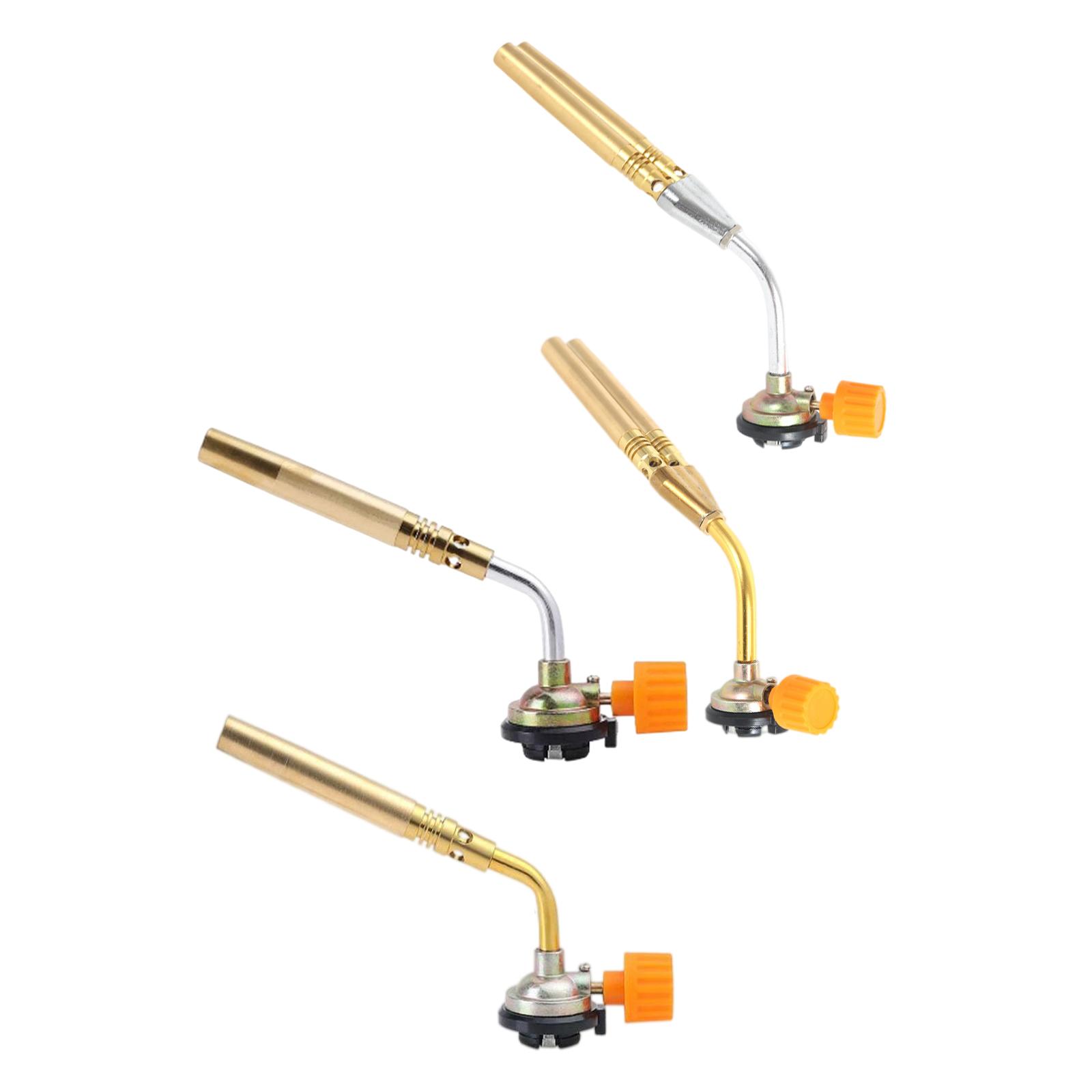 Gas Torch W/ Card Inetrface Stainless Steel Tube Burning Soldering Heat Gun for Outdoor