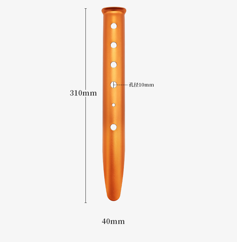 alumínio em forma de U Tent Nail