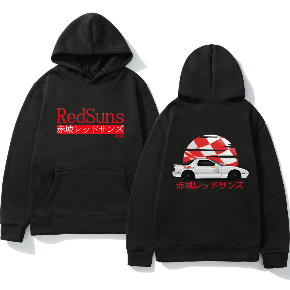 Japanese Anime Initial D Drift Akagi Redsuns Ae86 Hoodie Men And Women Fashion Streetwear Sweatshirts Jdm Automobile Culture Top Aliexpress