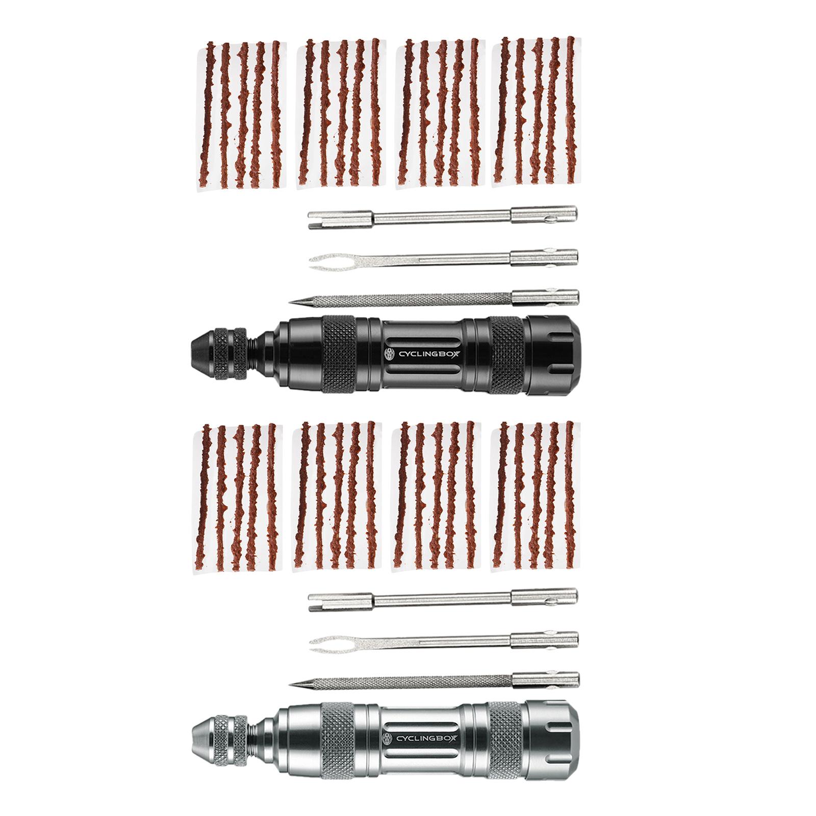 Tubeless Puncture Tire Repair Kit Emergency Car Truck Motorcycle Tyre Strips