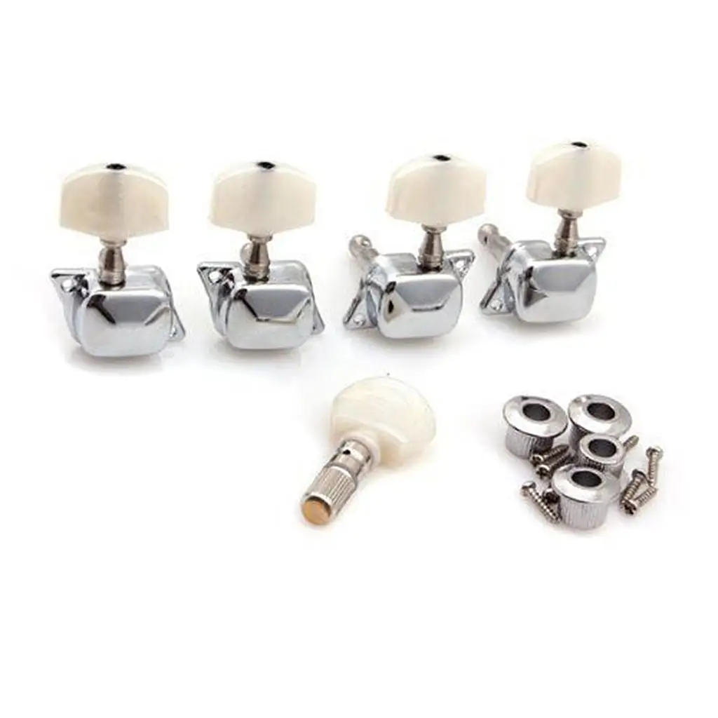 Set / 5st. Semi-closed Banjo Voice Swirl Buttons  Voice Instrument Parts