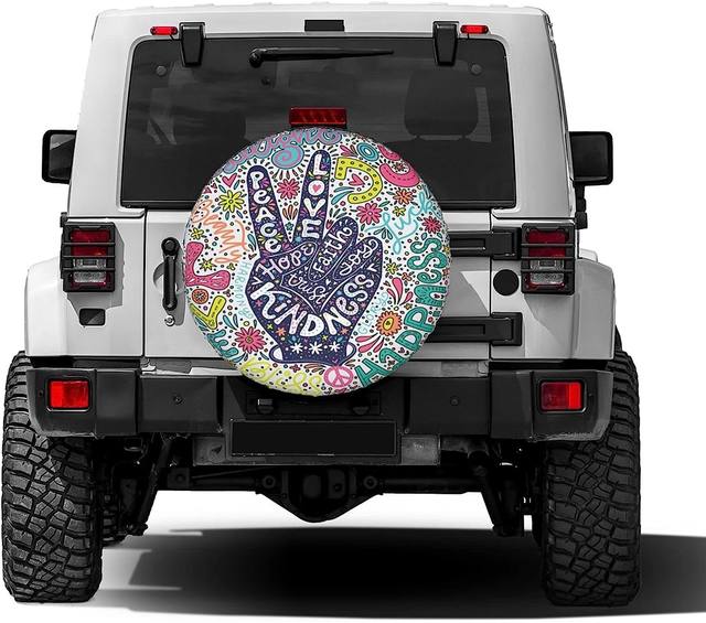 Housses De Pneu Personnalisables - Protection Imperméable Pour Pneus De Secours SUV/camping-car