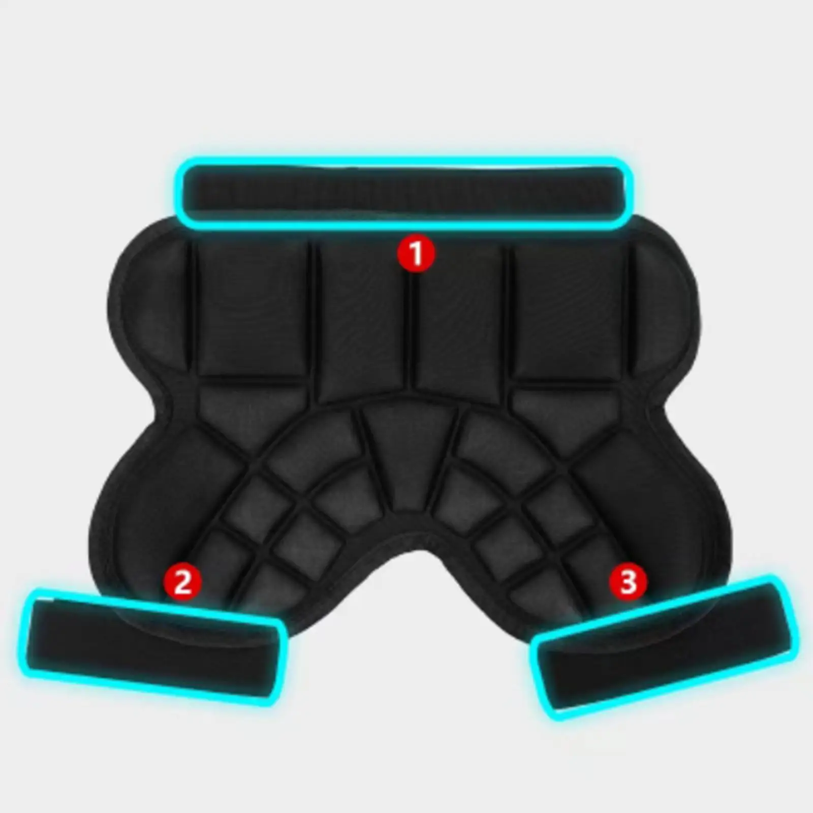 Padded Hip Guard Pad Mat Compression for Skateboarding Biking Scooter
