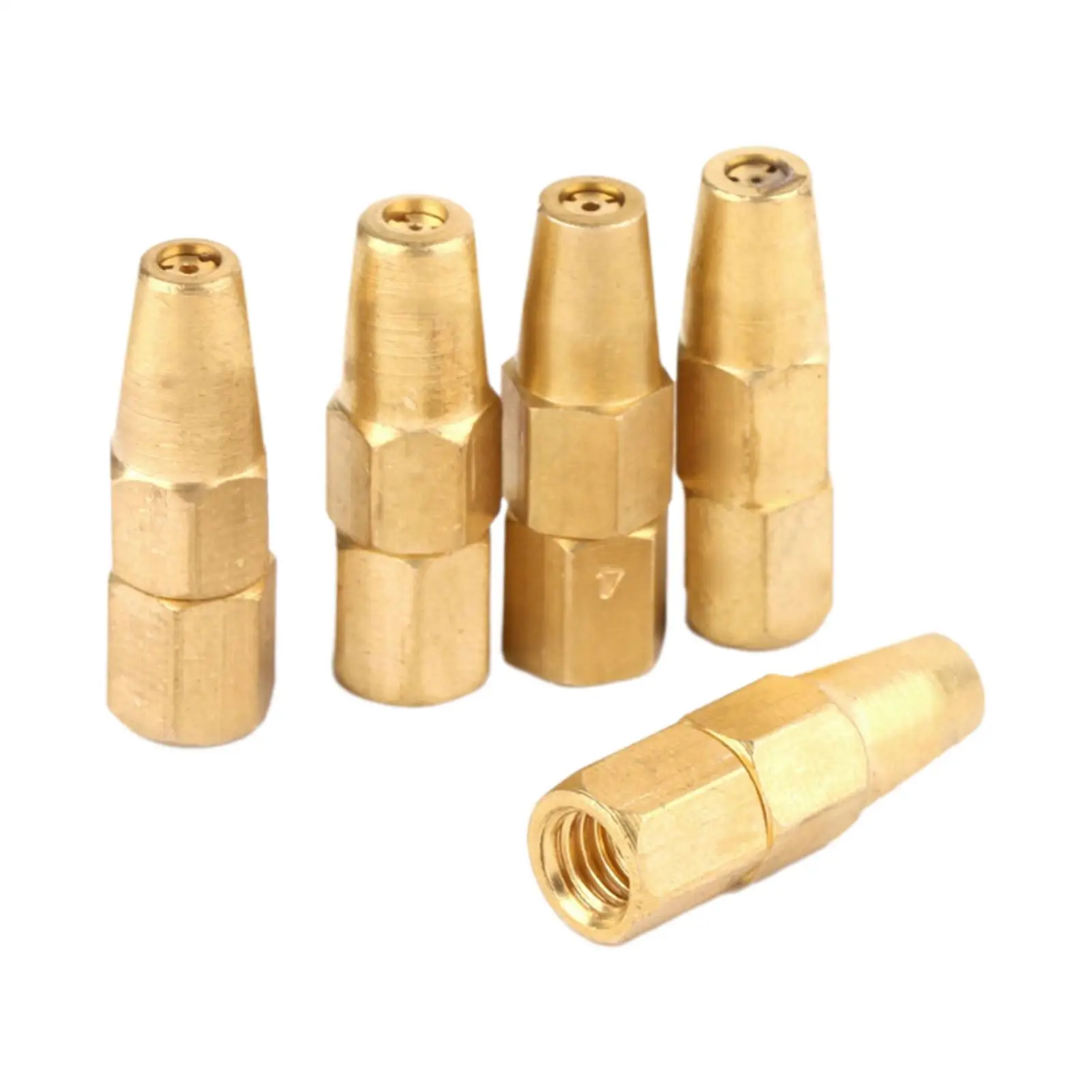 5x Welding Nozzle Tips Practical 0.5mm 0.6mm 0.7mm 0.8mm 0.9mm for H01-2 Welding Tools Holder Accessory Replacement Repair Parts