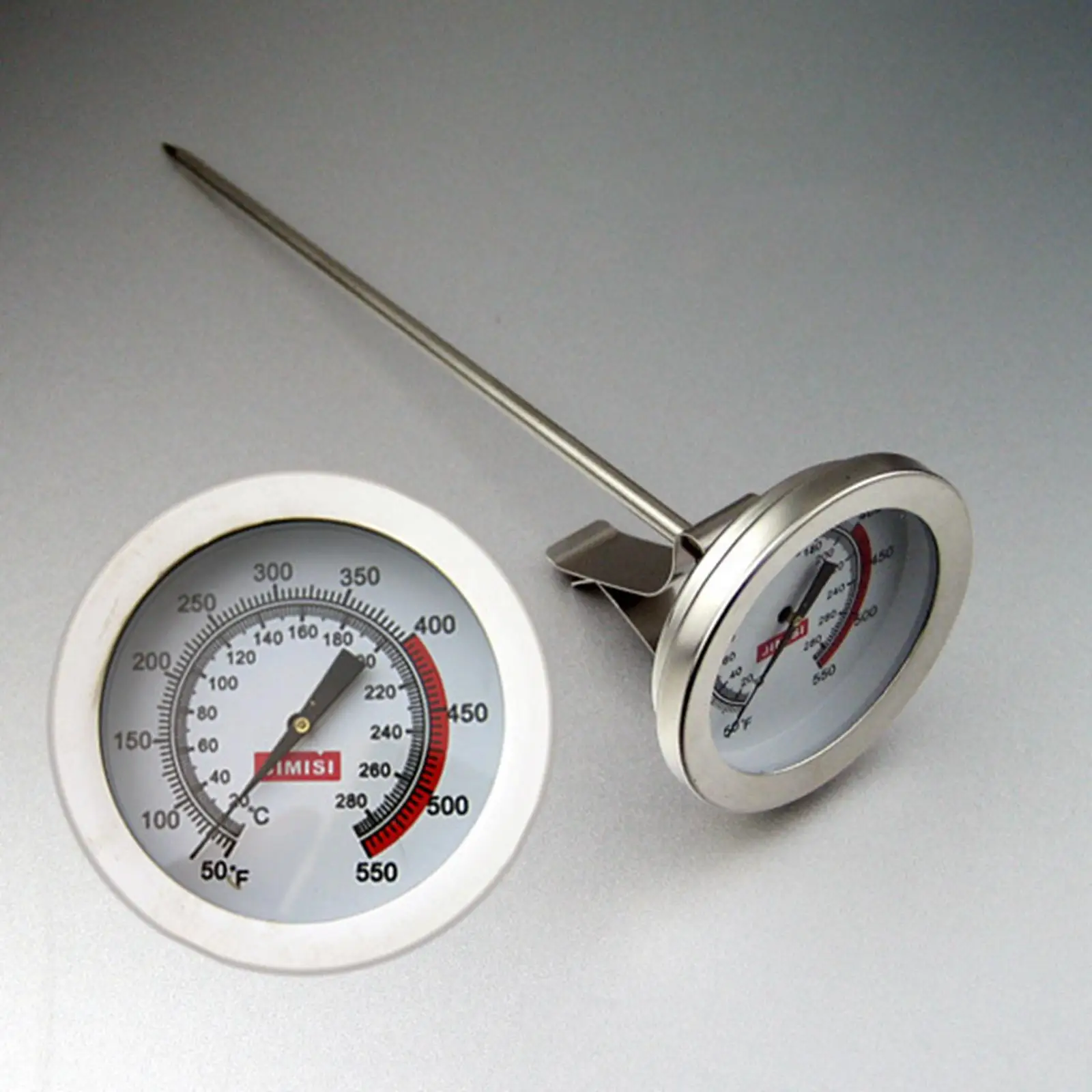 Stainless Steel Fry Temperature Measurement 20C~280C Cooking Temperature Measurement Oven Temperature Measurement for Meat