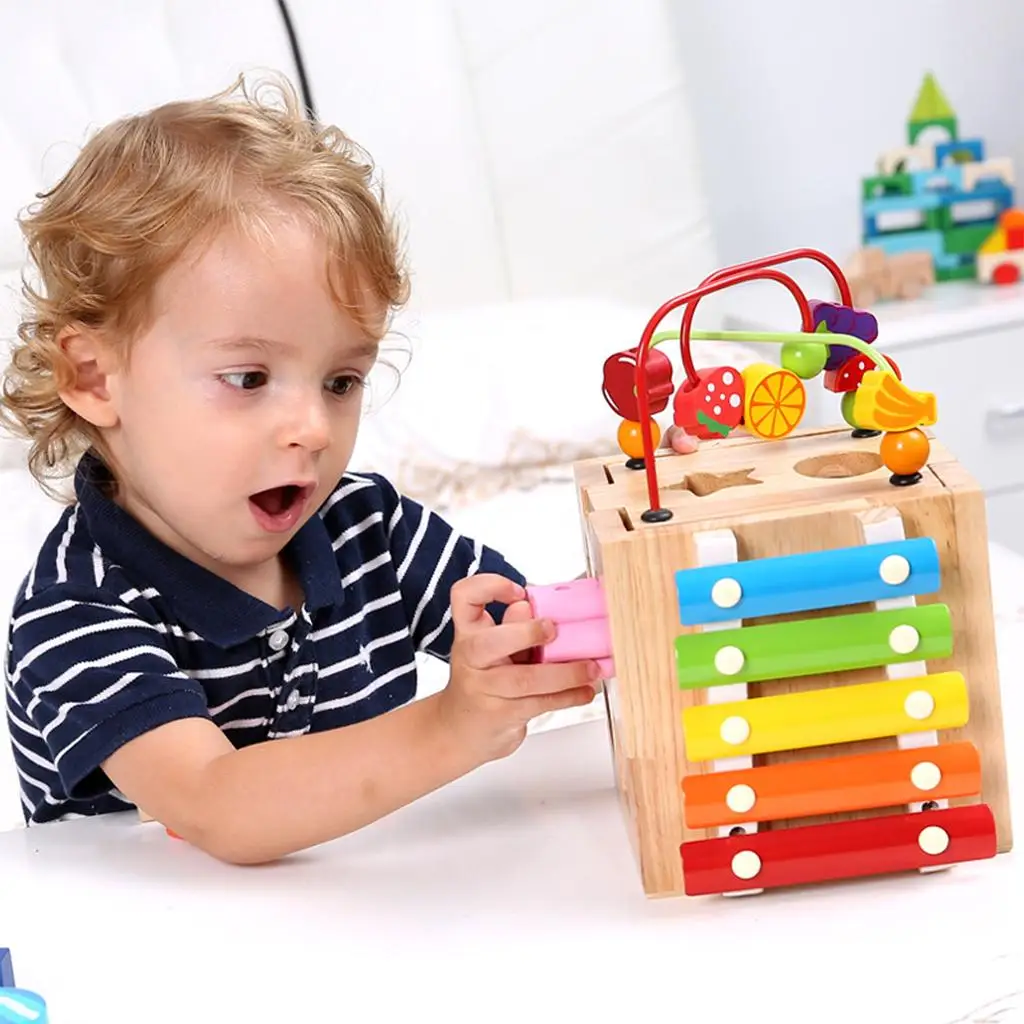 Removable Bead Maze  Roller Coaster for Preschool Toddler Gift