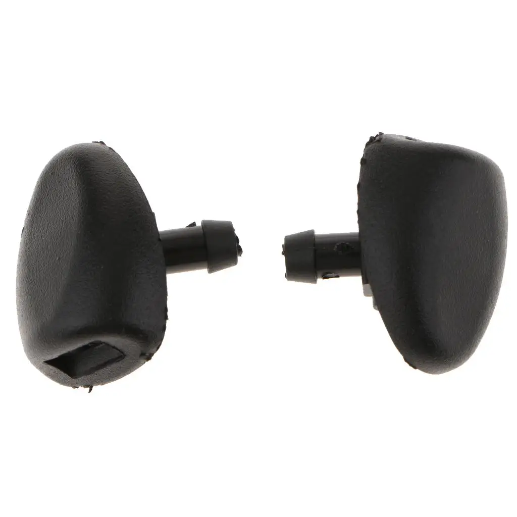 Set 2 Car Front Windscreen Spray Washer Jets Nozzle For Peugeot 206 407 Restores the Proper Spray Pattern Plastic