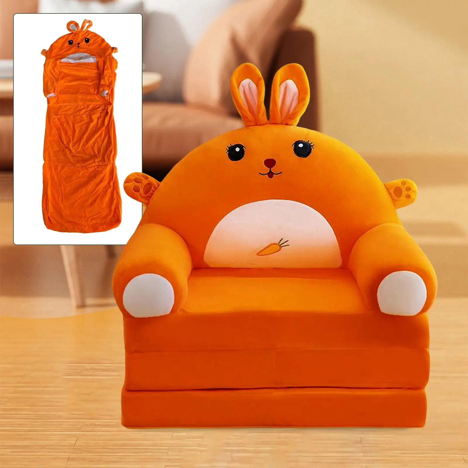 Kids Foldable Sofa Chair Cover Durable Furniture Protector Sofa Covers Washable Couch Seat Cover for Living Room Home Decoration