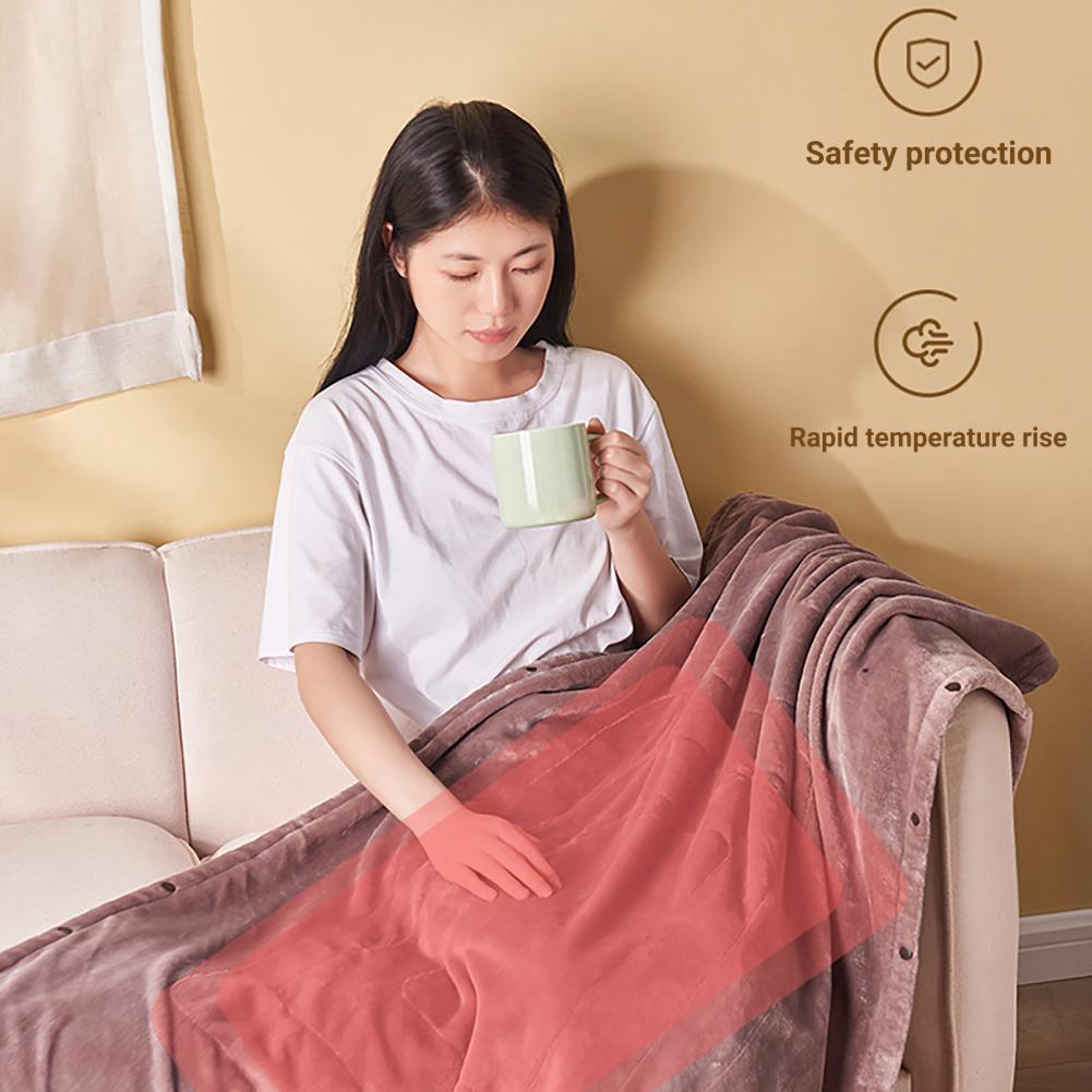 Heated Blanket Thickened USB Charging Large Heating Range Safe Using Firm  Hem Heating Blanket for Sofa | AliExpress