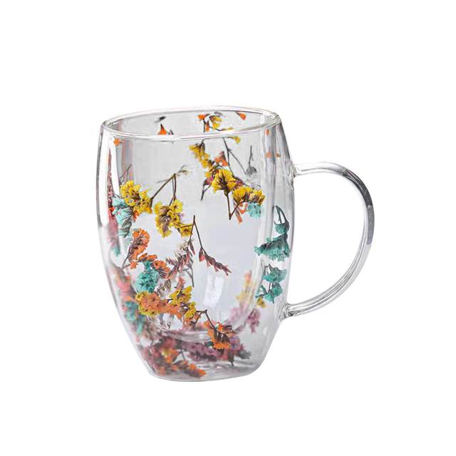 Glass Double Walled Tea Mug | Arogya Holistic Healing