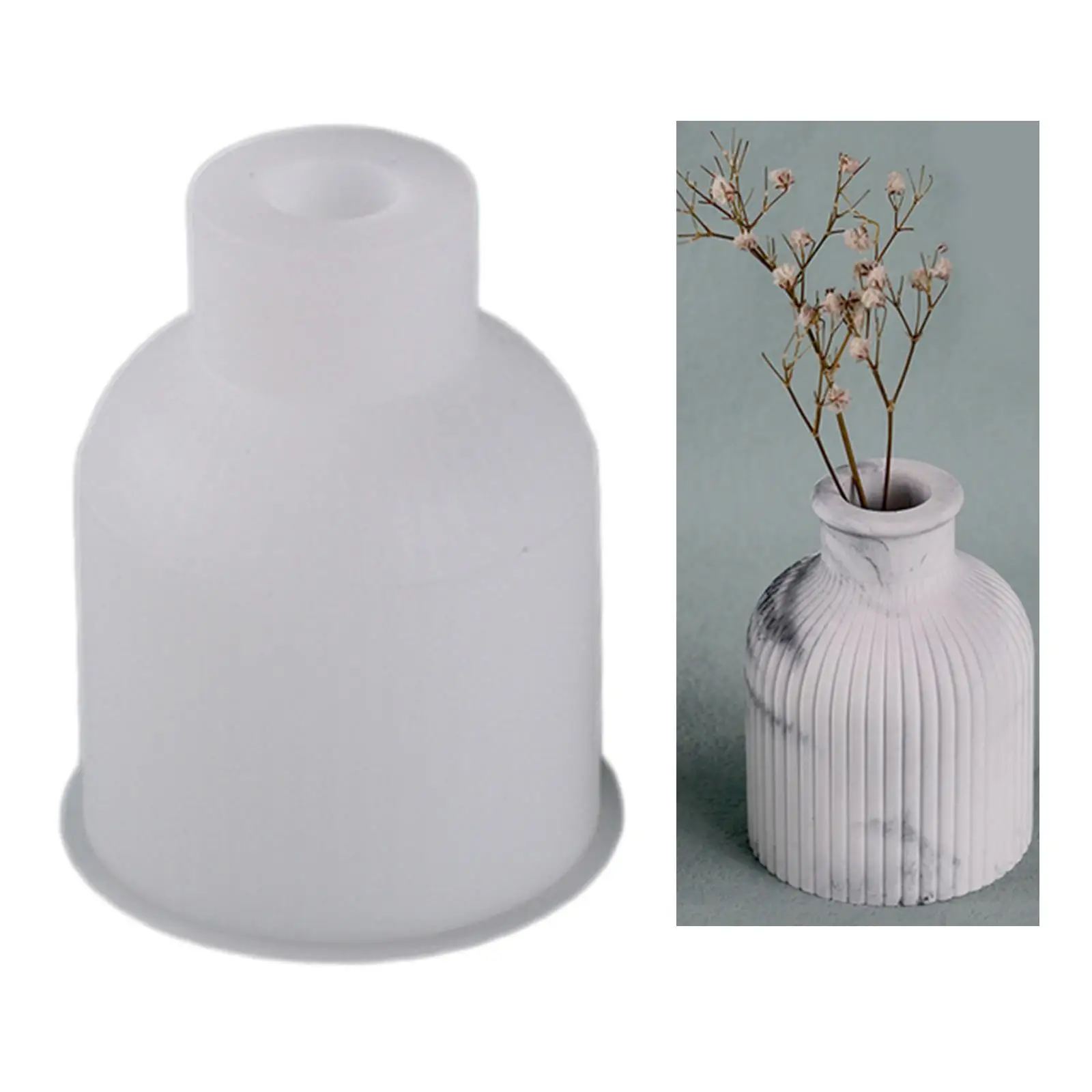 Resin Casting DIY Epoxy Tool Resin Art Flower Arrangement Bud Vase Flower Vase Silicone for Plaster Centerpieces Epoxy Resin Wax