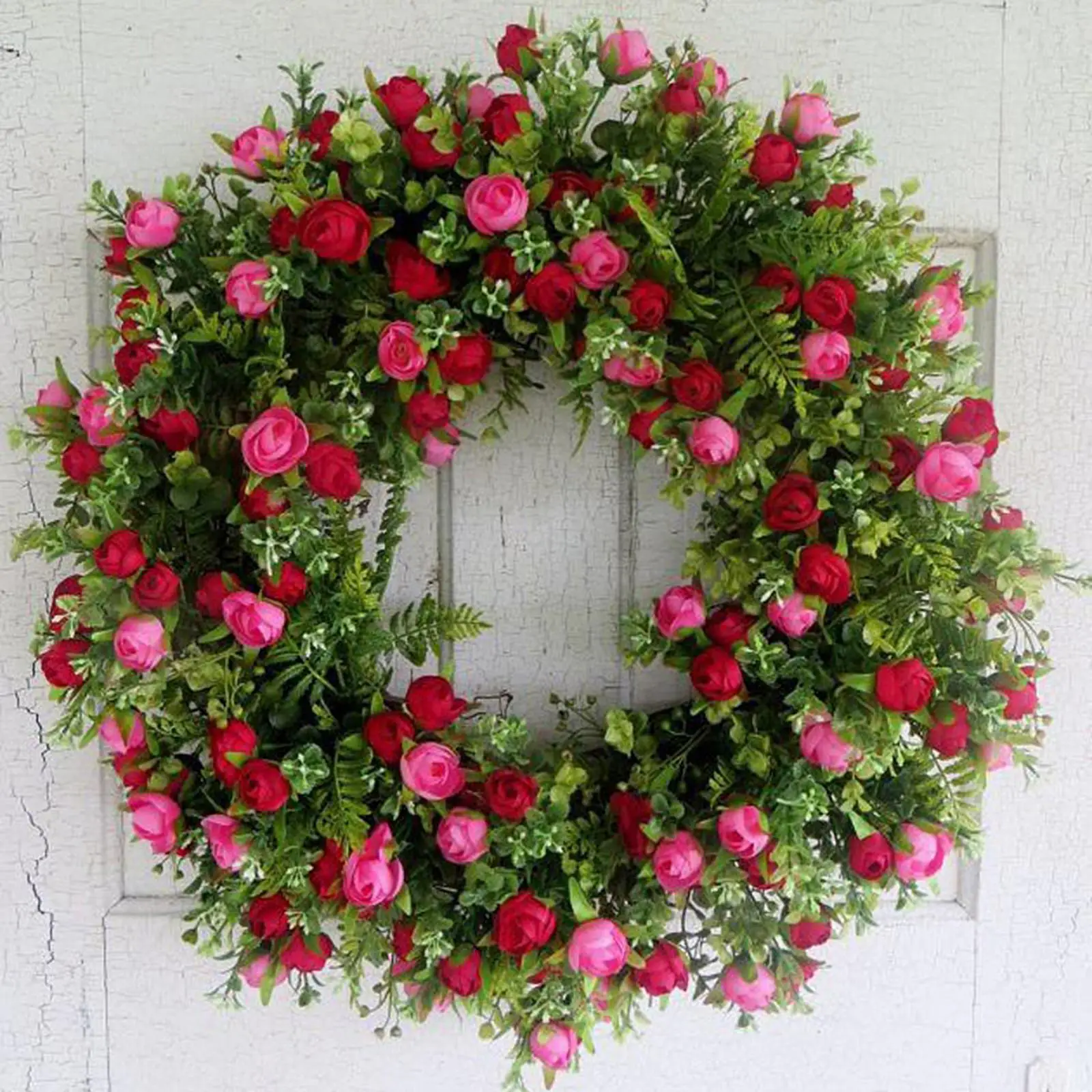 Artificial Flower Wreath  Floral Wreath Spring Wreath for  Decoration