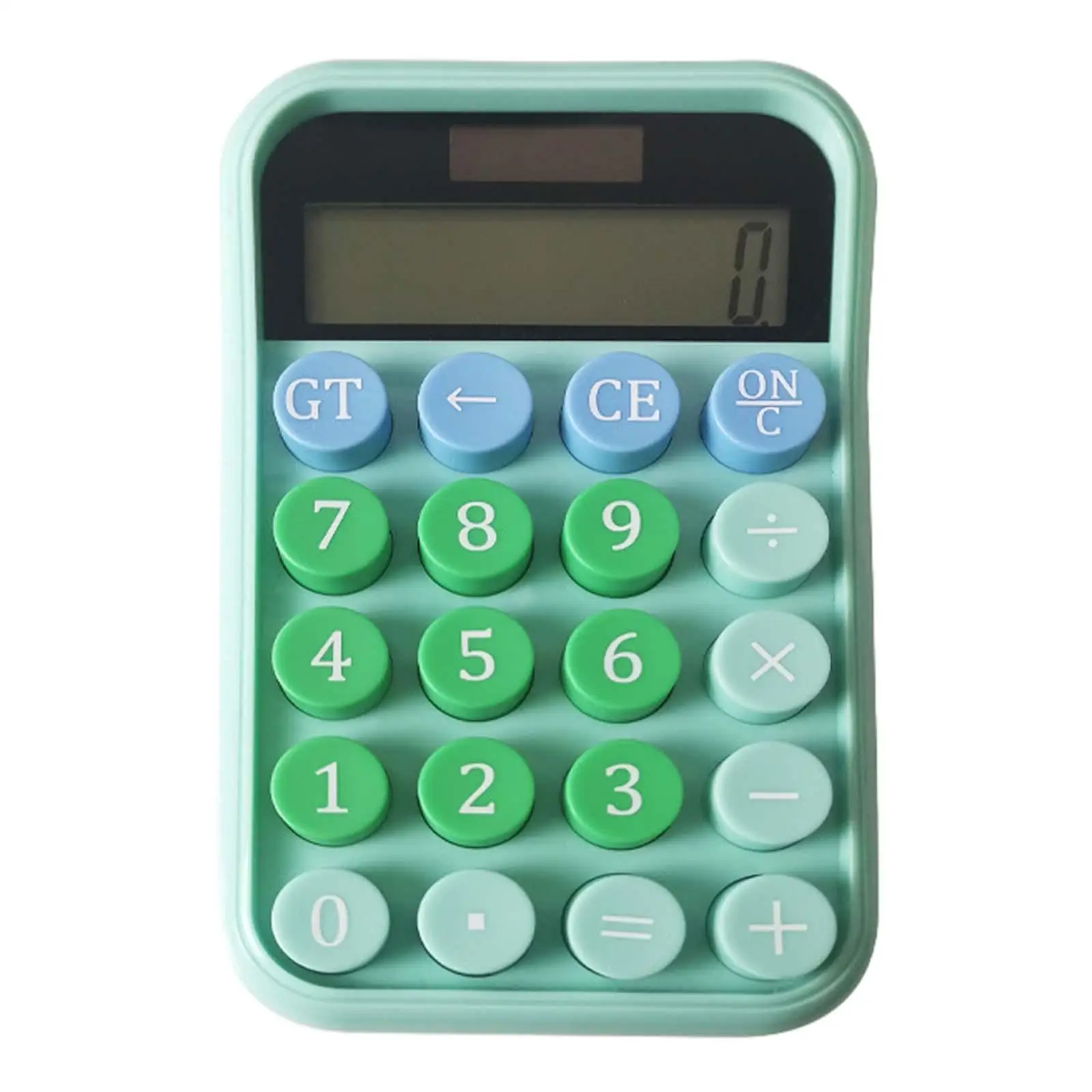 Cute Calculator Easy to Use Standard Function Solar Powered Calculator Mechanical Desktop Calculator for Office Home Kids School