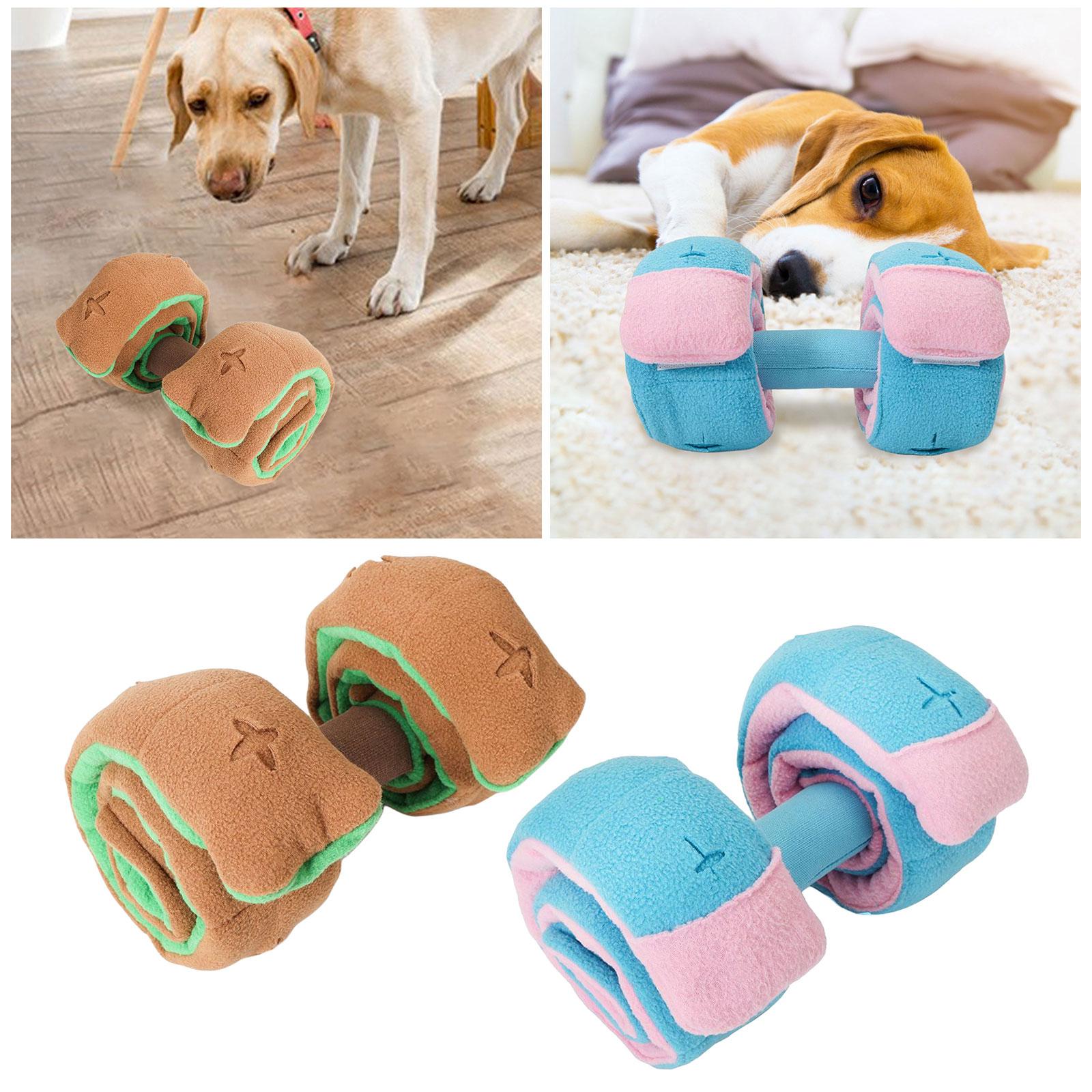 Cute Dog Squeaky Educational Snuffle Toys Slow Feeder Squeaker Educational Snuffle Toys Slow Feeder Toy for Smell Training Cats