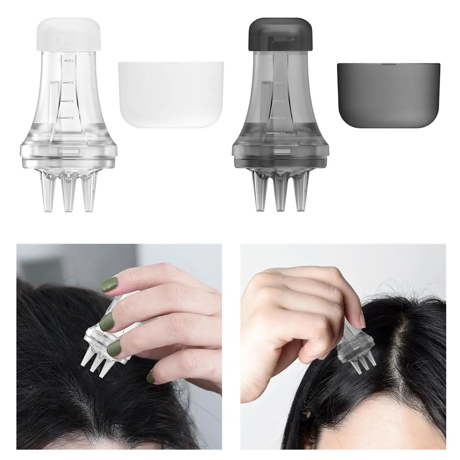 Scalp Applicator Comb 5ml Hair Oil Applicator for Hair Treatment Home Travel