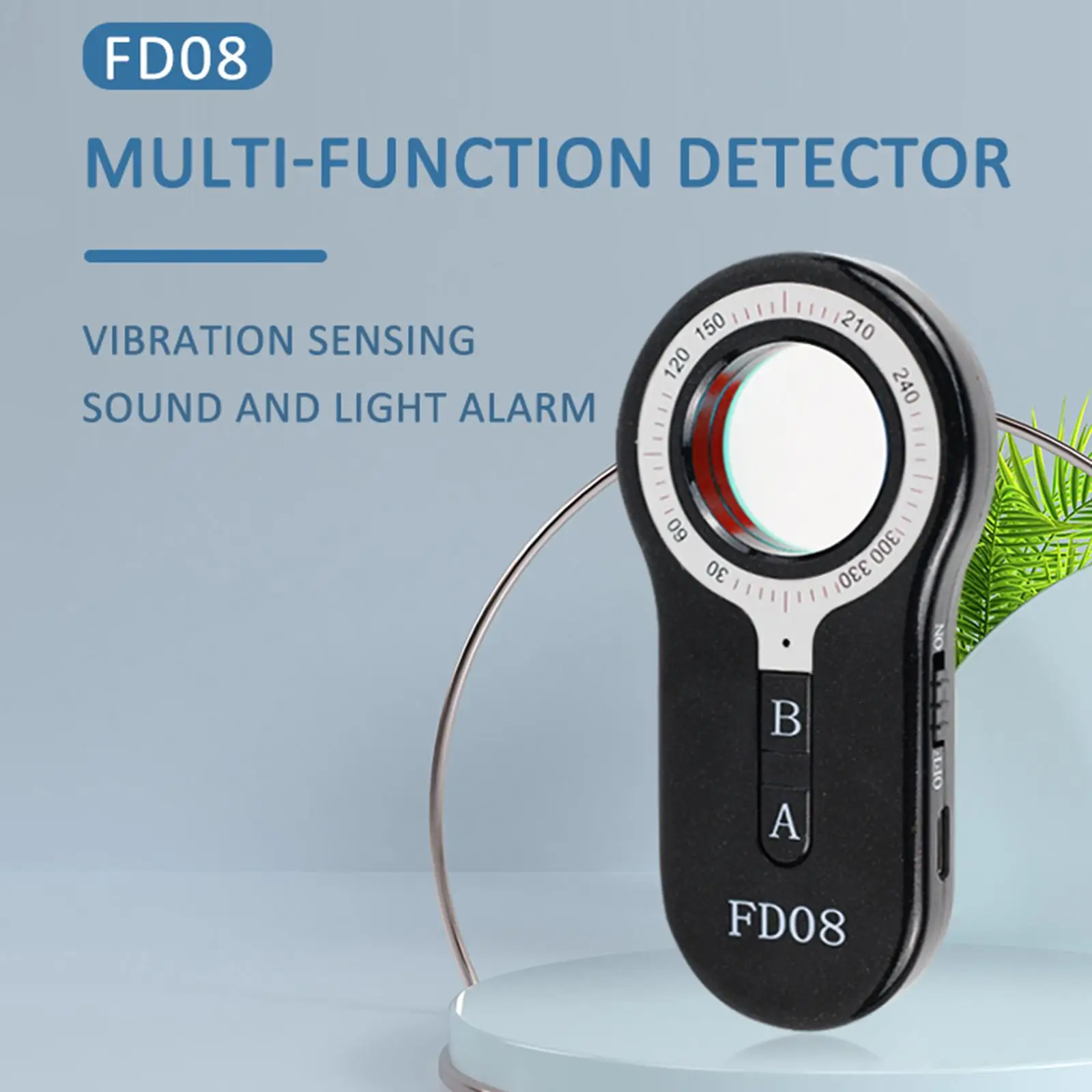 FD08 Wireless Detector Camera Privacy Protector Portable Multifunctional IR Scanner for Personal Alarm Home Security Device