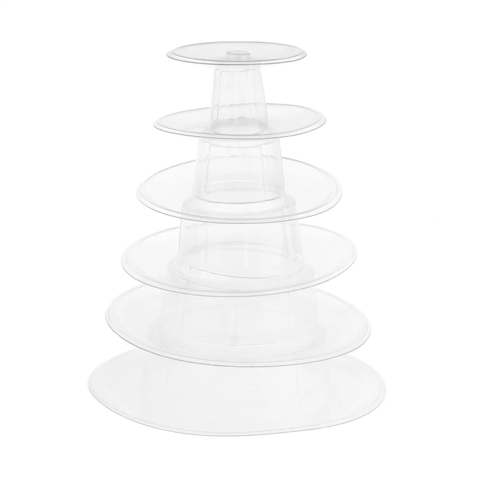 6-Tier Round Cardboard Cupcake Stand Baby Shower Birthday   Decoration Bakery Decor