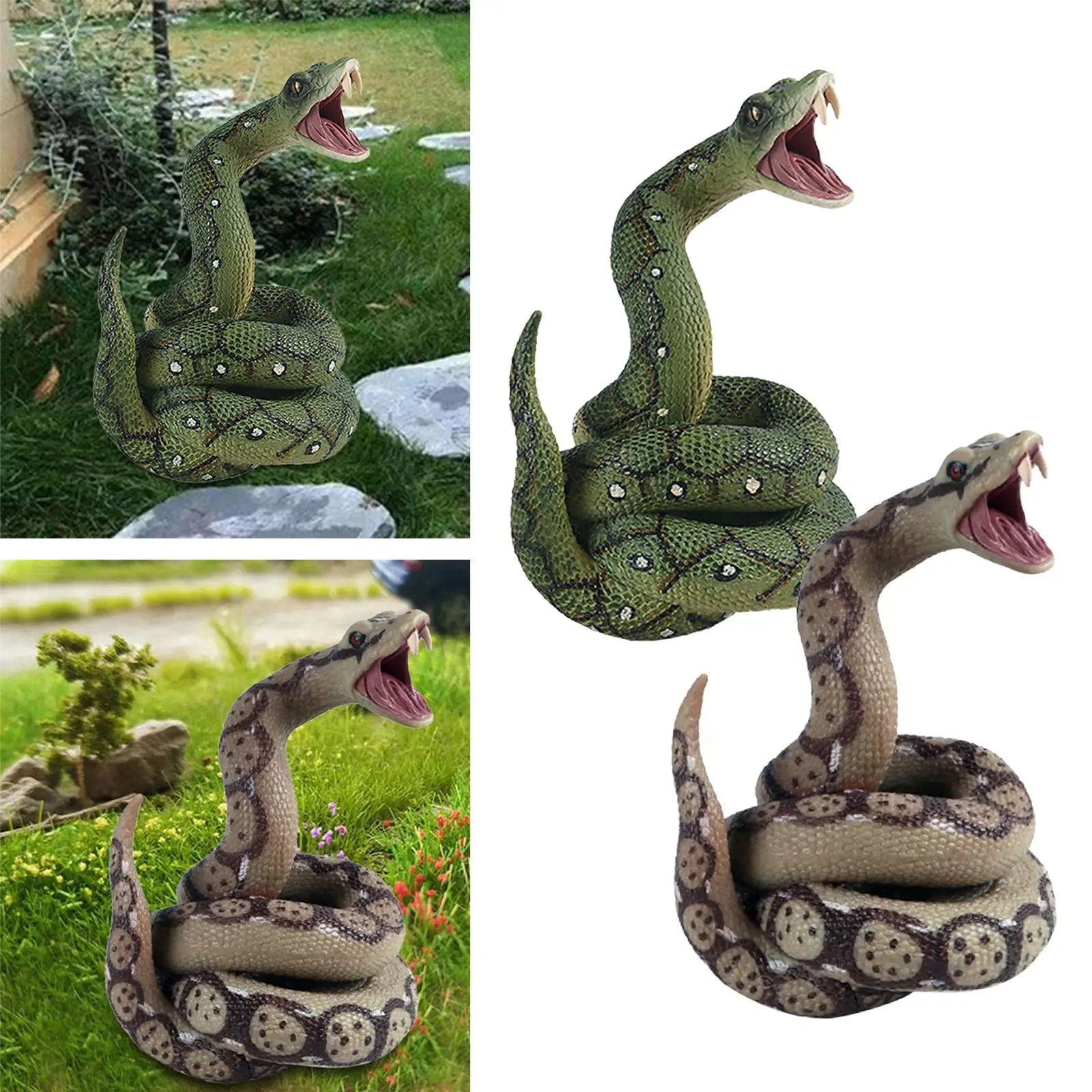 Realistic Snake Toys Horrifying Party Tricks Snake Figure Educational Toys Snake Props Scary Snake Toy Artifical Snake Figurine