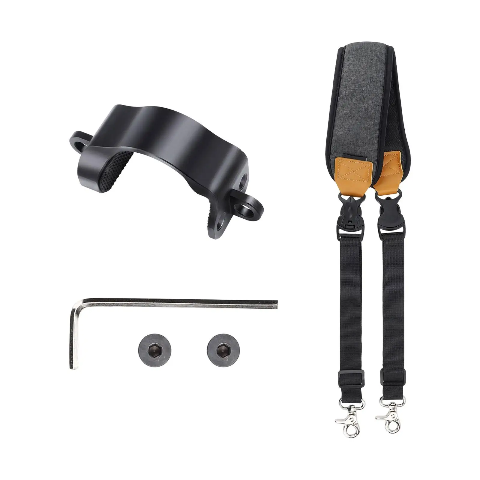 Handheld Gimbal Stabilizer Lanyard Neck Strap Black Quick Release and Quick Installation for RS3 Mini