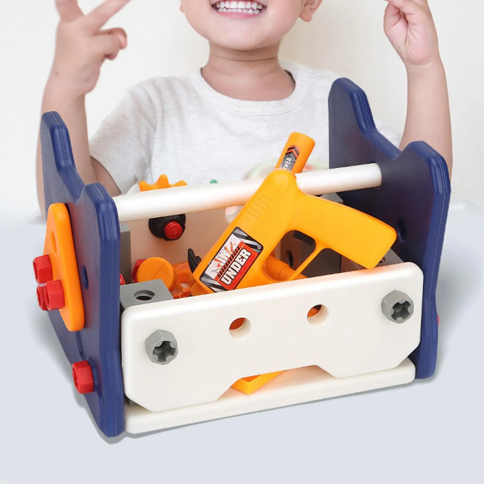Toolbox Kids Toy Set Develops Fine Motor Skills for Ages 3+ Years Old Kids