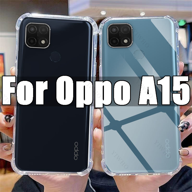 Klare Telefon hülle für oppo a15 tpu transparente Hülle oppo a 15 oppoa15 6.52 "cph2185 stoß feste kratz feste Abdeckungen – Detail 1