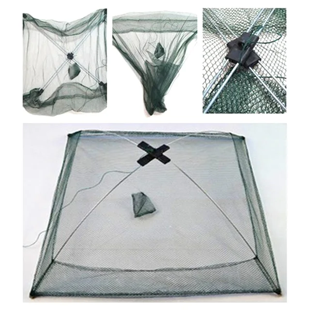 Cage Baits Foldable Bait Cast Crawdad Trap Foldable Fishing Nets Trap Fish  Bait Net Fishing Traps Nets - AliExpress