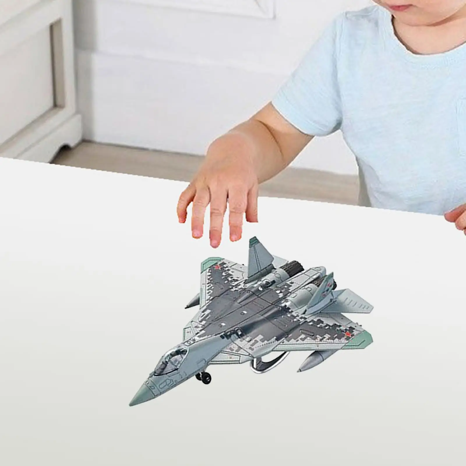 1/72 Fighter Model 3D Puzzle DIY Assemble Simulation Collectible Plane Model Brain Teaser for Adults Girls Children Gifts