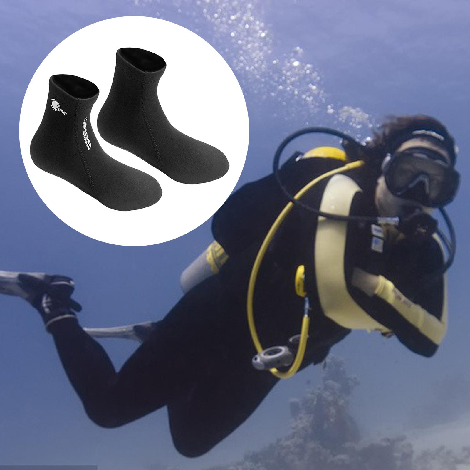 2mm Neoprene Wetsuit Socks Socks Diving Beach Water Fin Sock Anti Slip Barefoot Quick Dry for Women Men Sailing Kayaking